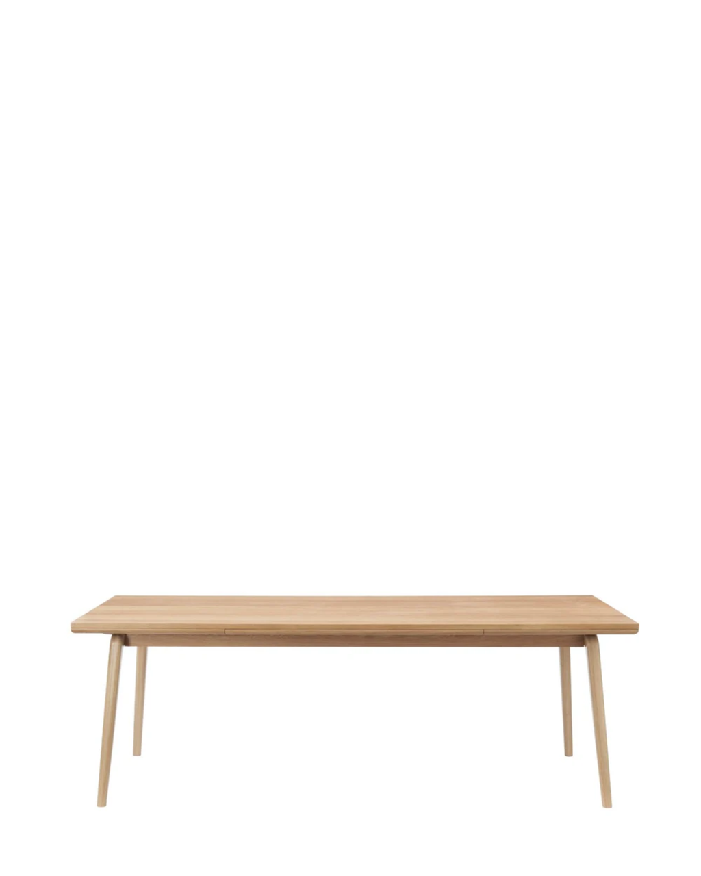 FDB Møbler C65 Åstrup Dining Table โต๊ะกินข้าวไม้ oak ขยายได้ ขาไม้ solid ออกแบบโดย Isabel Ahm