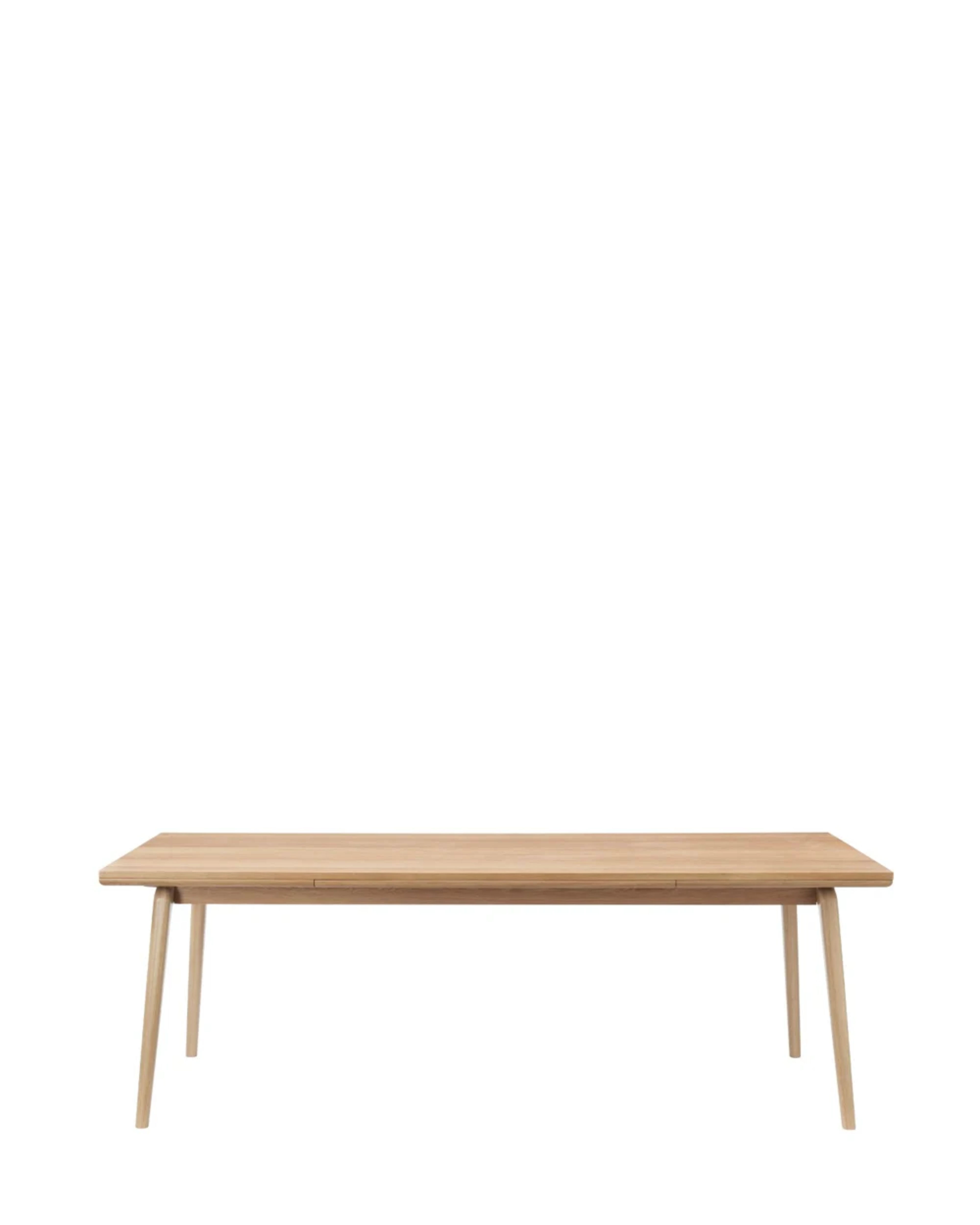 FDB Møbler C65 Åstrup Dining Table โต๊ะกินข้าวไม้ oak ขยายได้ ขาไม้ solid ออกแบบโดย Isabel Ahm