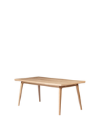 FDB Møbler C65 Åstrup Dining Table โต๊ะกินข้าวไม้ oak ขยายได้ ขาไม้ solid ออกแบบโดย Isabel Ahm