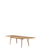 FDB Møbler C65 Åstrup Dining Table โต๊ะกินข้าวไม้ oak ขยายได้ ขาไม้ solid ออกแบบโดย Isabel Ahm