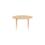 MAKE nordic HOLMEN Round Dining Table โต๊ะอาหารทรงกลมไม้โอ๊คดีไซน์สแกนดิเนเวียนสำหรับพื้นที่รับประทานอาหาร