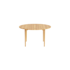 MAKE nordic HOLMEN Round Dining Table โต๊ะอาหารทรงกลมไม้โอ๊คดีไซน์สแกนดิเนเวียนสำหรับพื้นที่รับประทานอาหาร