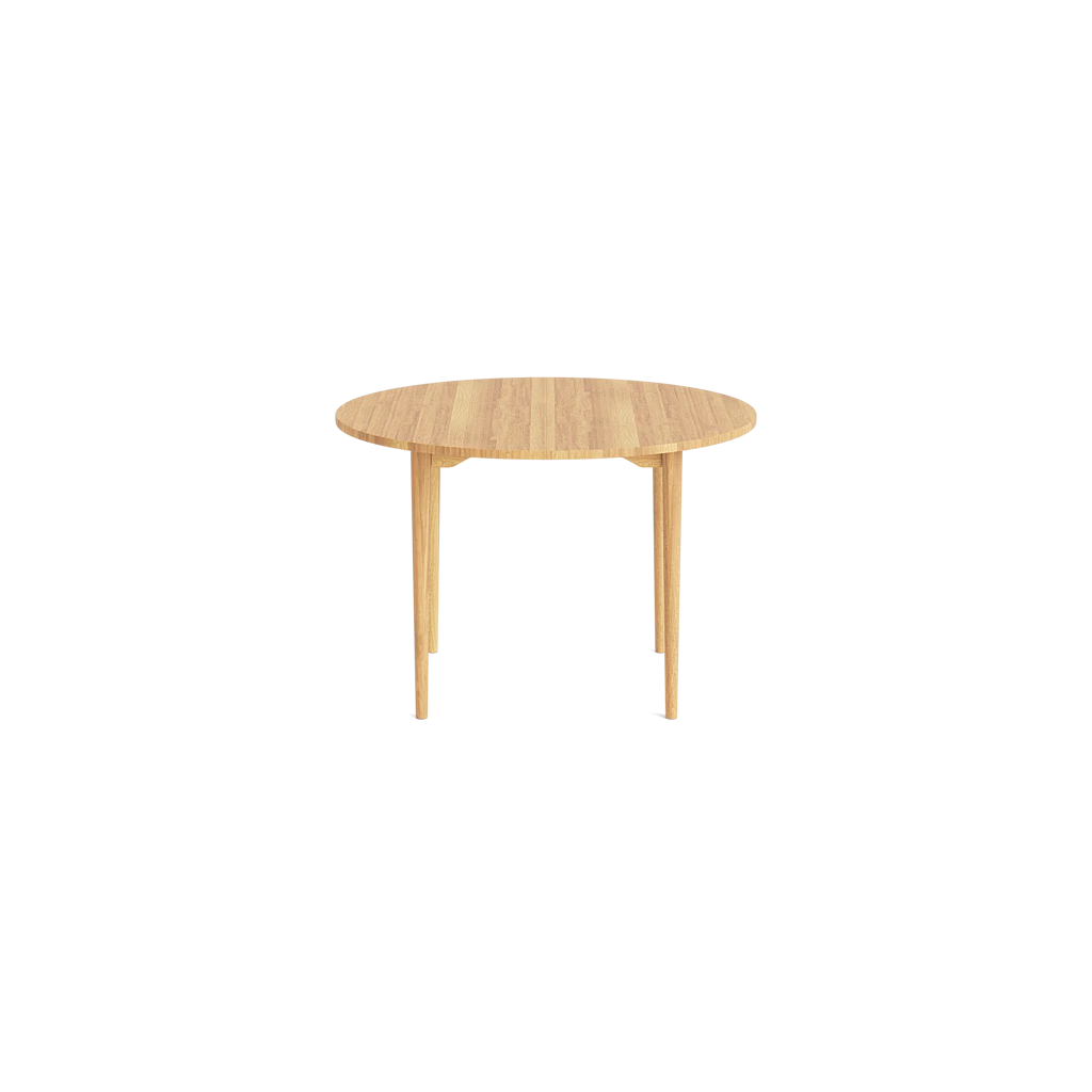 MAKE nordic HOLMEN Round Dining Table โต๊ะอาหารทรงกลมไม้โอ๊คดีไซน์สแกนดิเนเวียนสำหรับพื้นที่รับประทานอาหาร