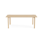 MAKE nordic THY Rectangular Dining Table โต๊ะรับประทานอาหารหน้าโต๊ะลิโนเลียมโครงไม้โอ๊คดีไซน์สแกนดิเนเวียน ออกแบบโดย Esben Pilgaard Jørgensen