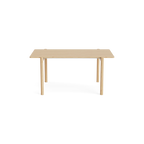 MAKE nordic THY Rectangular Dining Table โต๊ะรับประทานอาหารหน้าโต๊ะลิโนเลียมโครงไม้โอ๊คดีไซน์สแกนดิเนเวียน ออกแบบโดย Esben Pilgaard Jørgensen
