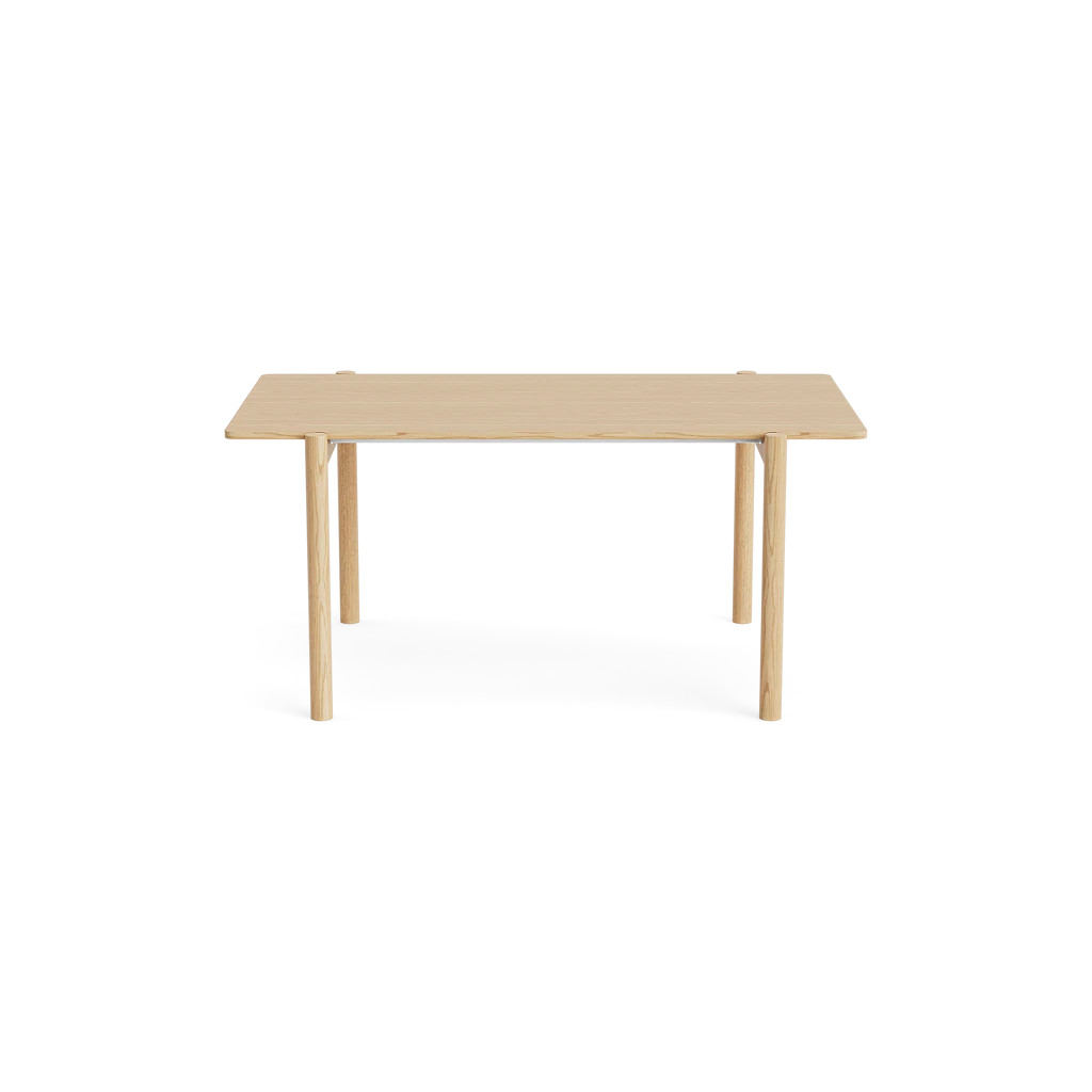MAKE nordic THY Rectangular Dining Table โต๊ะรับประทานอาหารหน้าโต๊ะลิโนเลียมโครงไม้โอ๊คดีไซน์สแกนดิเนเวียน ออกแบบโดย Esben Pilgaard Jørgensen