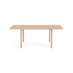 MAKE nordic THY Rectangular Dining Table โต๊ะรับประทานอาหารหน้าโต๊ะลิโนเลียมโครงไม้โอ๊คดีไซน์สแกนดิเนเวียน ออกแบบโดย Esben Pilgaard Jørgensen