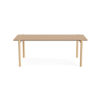 MAKE nordic THY Rectangular Dining Table โต๊ะรับประทานอาหารหน้าโต๊ะลิโนเลียมโครงไม้โอ๊คดีไซน์สแกนดิเนเวียน ออกแบบโดย Esben Pilgaard Jørgensen