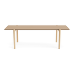 MAKE nordic THY Rectangular Dining Table โต๊ะรับประทานอาหารหน้าโต๊ะลิโนเลียมโครงไม้โอ๊คดีไซน์สแกนดิเนเวียน ออกแบบโดย Esben Pilgaard Jørgensen