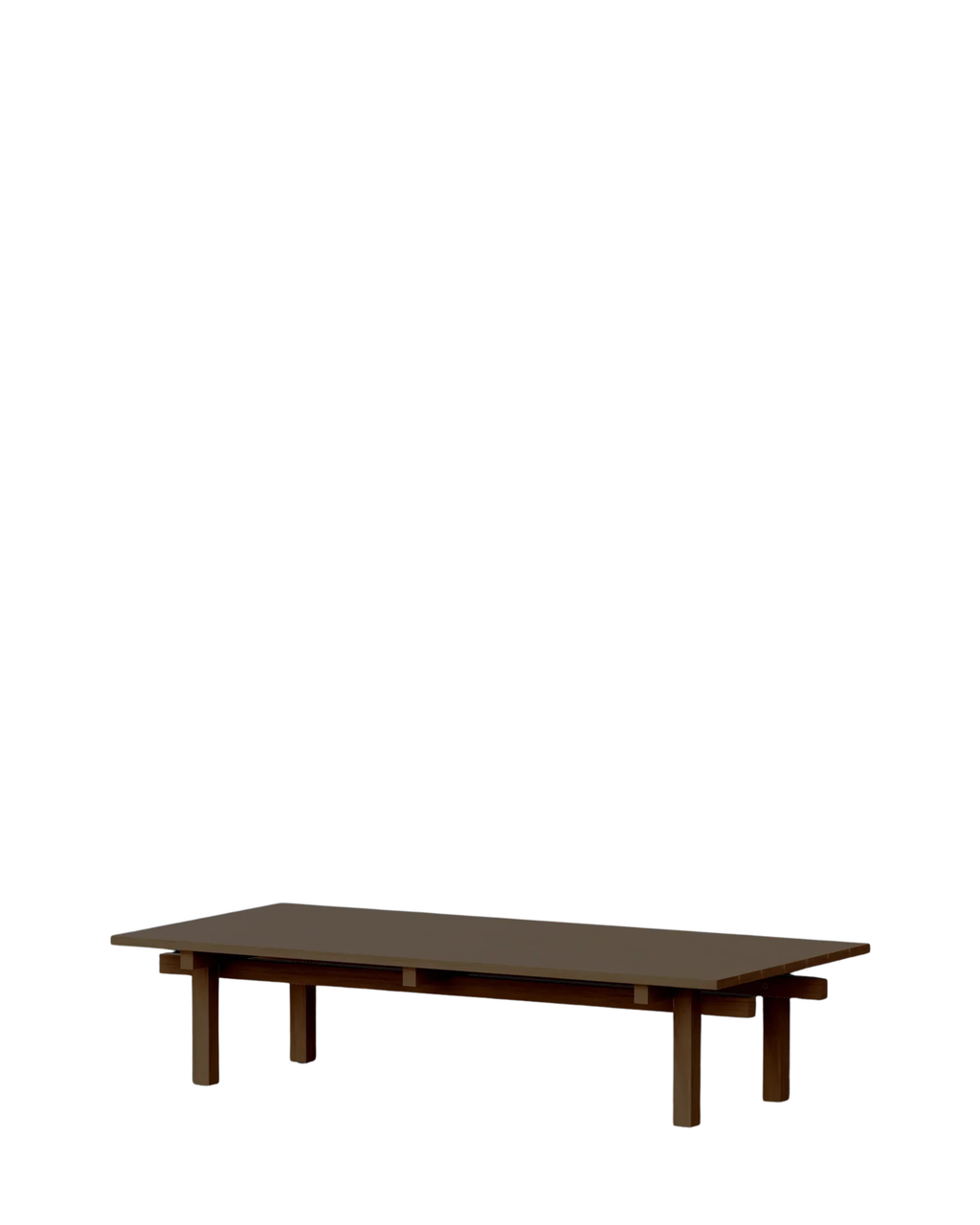 Ishinomaki Laboratory Center Table Half โต๊ะกลางไม้ทรงต่ำ ใช้งานร่วมกับโซฟา ออกแบบโดย Keiji Ashizawa