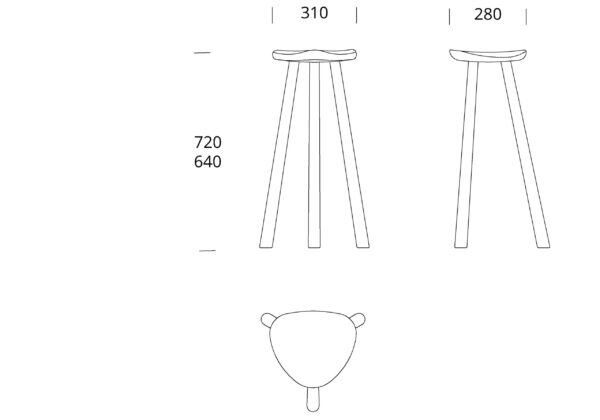 Classic RMJ Stool