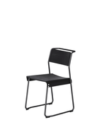 Very Good & Proper Canteen Utility Chair เก้าอี้โครงเหล็ก ที่นั่ง plywood แบบซ้อนเก็บได้ ออกแบบโดย Ed Carpenter และ André Klauser