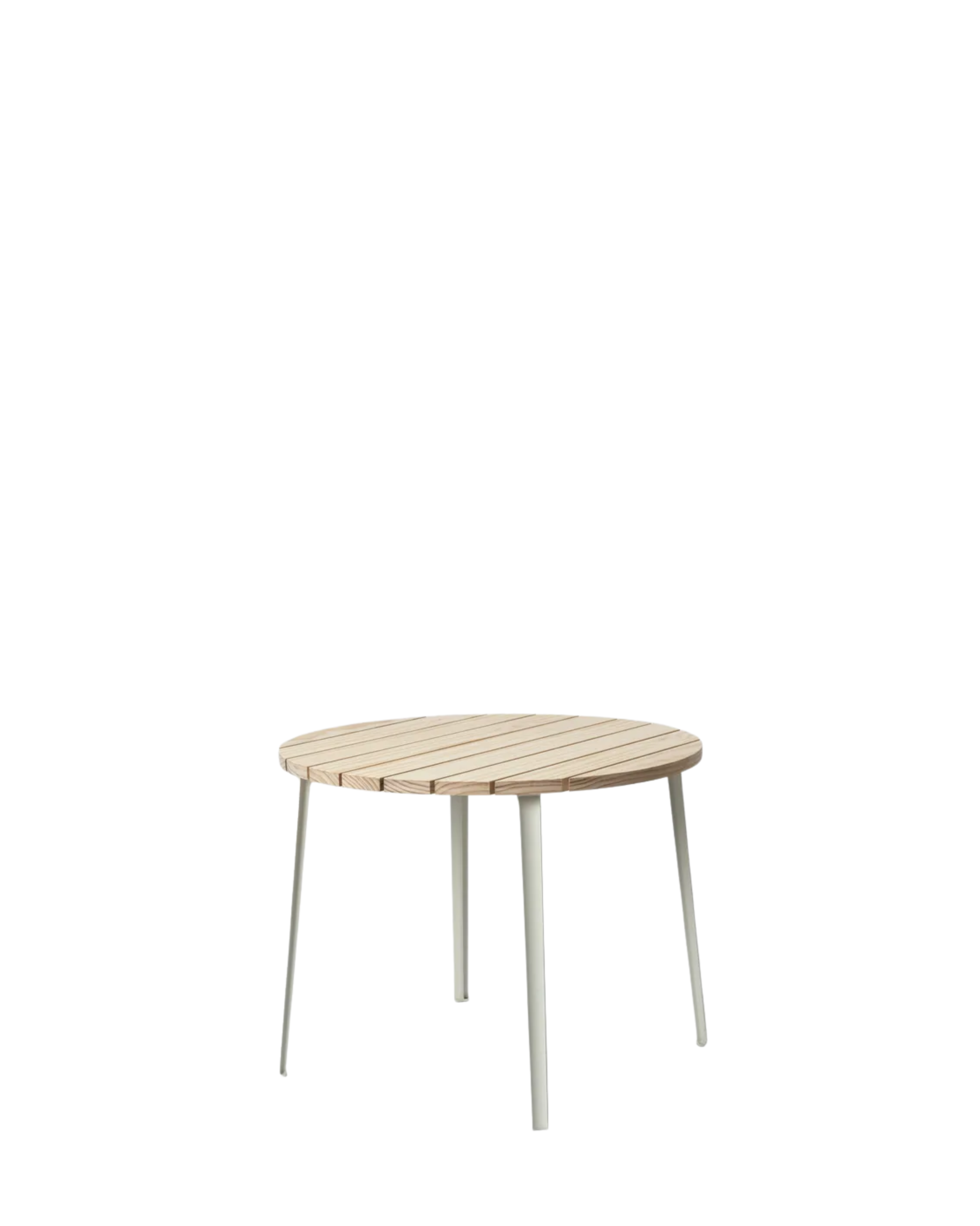 Very Good & Proper Canteen Outdoor Table โต๊ะไม้ Accoya สำหรับภายนอก โครงขา aluminium ออกแบบโดย Ed Carpenter และ André Klauser