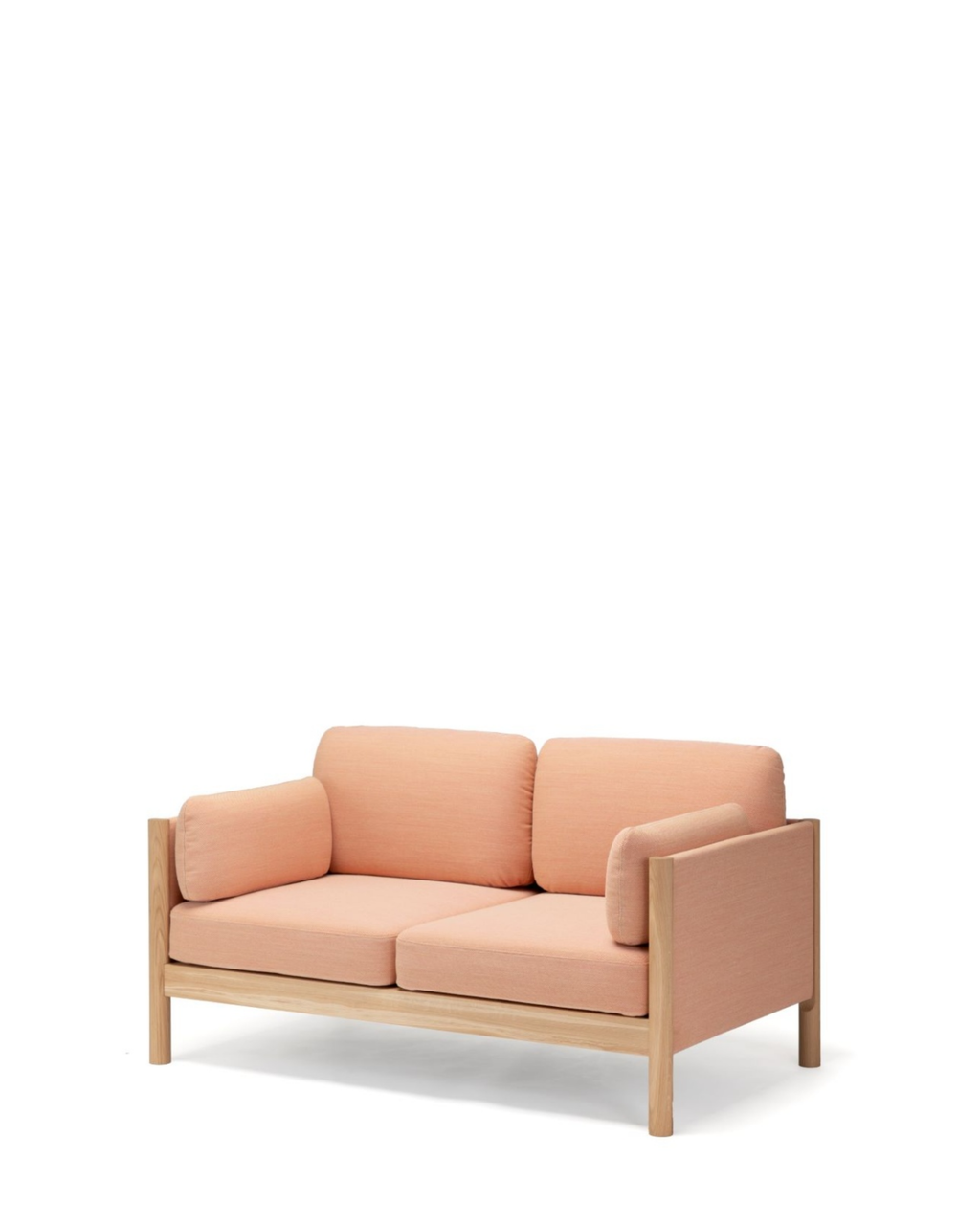 Karimoku New Standard Castor Lobby Sofa Plus 2-Seater โซฟาไม้โอ๊คญี่ปุ่นดีไซน์มินิมอลโดย BIG-GAME