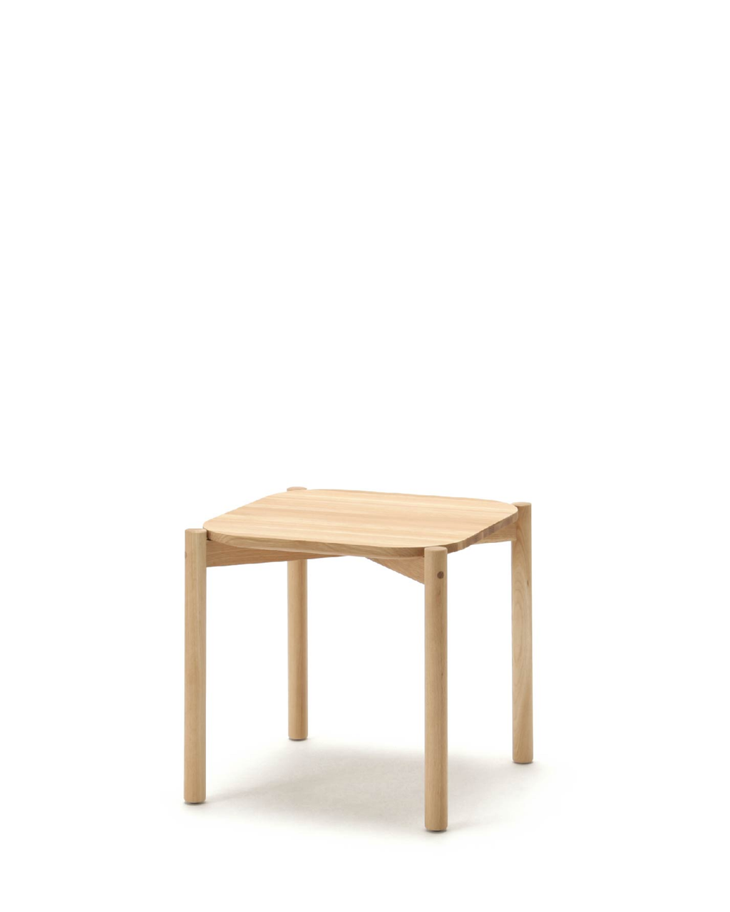 Karimoku New Standard Castor Low Table 50 โต๊ะไม้โอ๊คทรงเตี้ยดีไซน์เรียบ