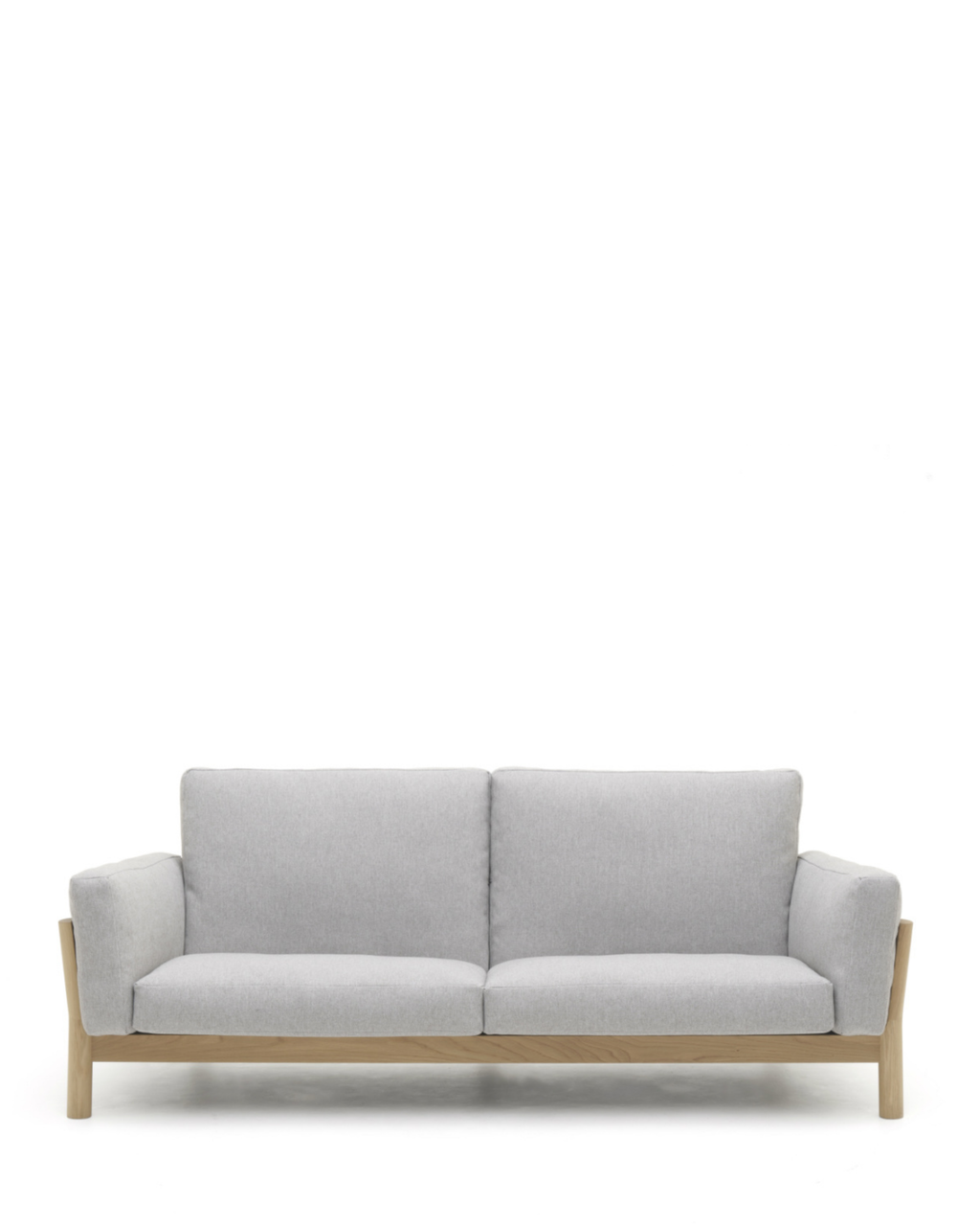 Karimoku New Standard Castor Sofa 3-Seater โซฟา 3 ที่นั่งโครงไม้โอ๊คญี่ปุ่น ดีไซน์มินิมอลโดย BIG-GAME