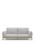 Karimoku New Standard Castor Sofa 3-Seater โซฟา 3 ที่นั่งโครงไม้โอ๊คญี่ปุ่น ดีไซน์มินิมอลโดย BIG-GAME