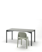 Karimoku New Standard Castor Table 150 โต๊ะไม้โอ๊คทรงสี่เหลี่ยมดีไซน์เรียบ