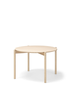 Karimoku New Standard Castor Table Round 110 โต๊ะไม้โอ๊คญี่ปุ่นทรงกลม ดีไซน์มินิมอลโดย BIG-GAME