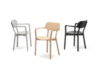 เก้าอี้ Karimoku New Standard Castor Armchair Plus เก้าอี้ไม้โอ๊คญี่ปุ่นพร้อมที่วางแขน เหมาะสำหรับโต๊ะอาหาร ห้องประชุม และพื้นที่ใช้งานภายใน