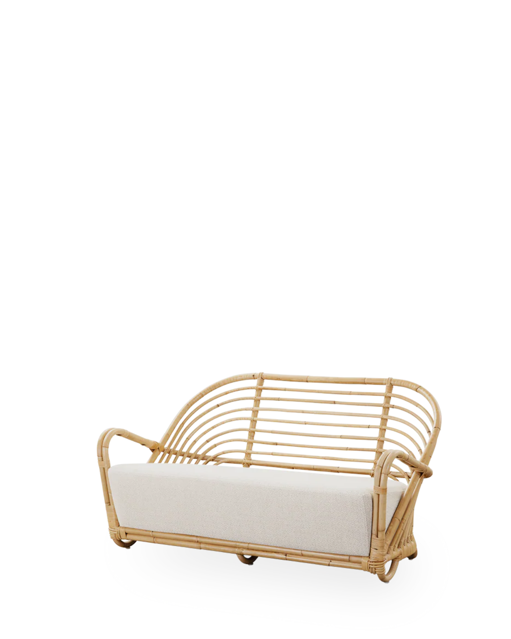 Sika Design Charlottenborg Sofa โซฟาหวาย 2 ที่นั่ง พร้อมเบาะผ้า