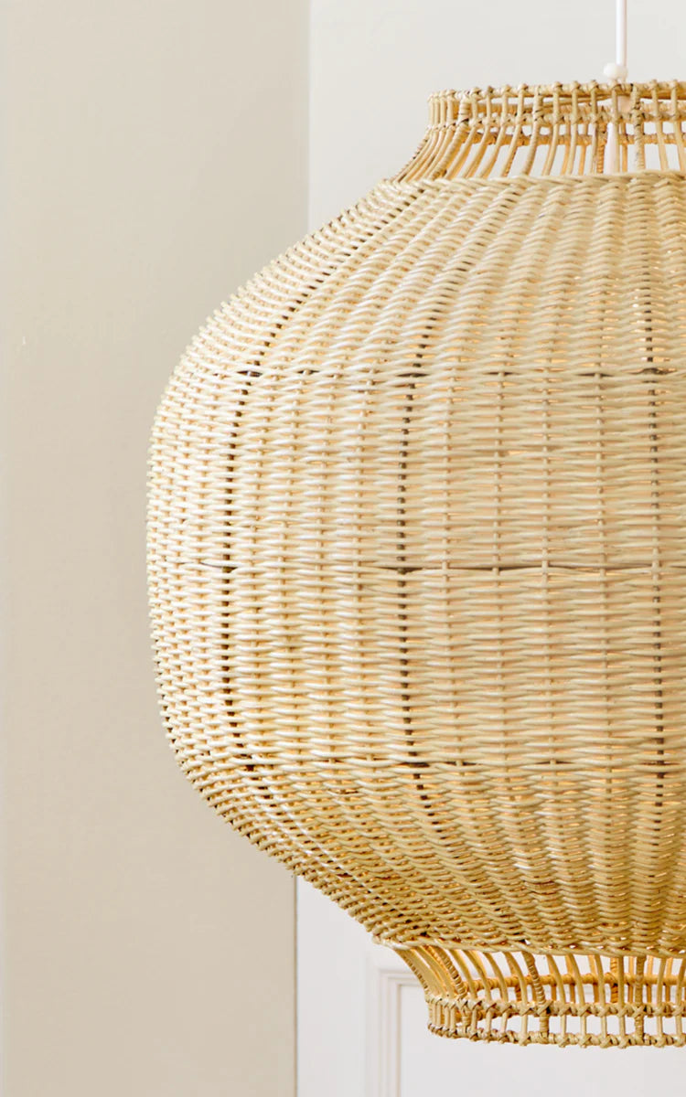 Sika Design Tomori Lampshade โคมไฟแขวนหวาย โครงสร้าง rattan