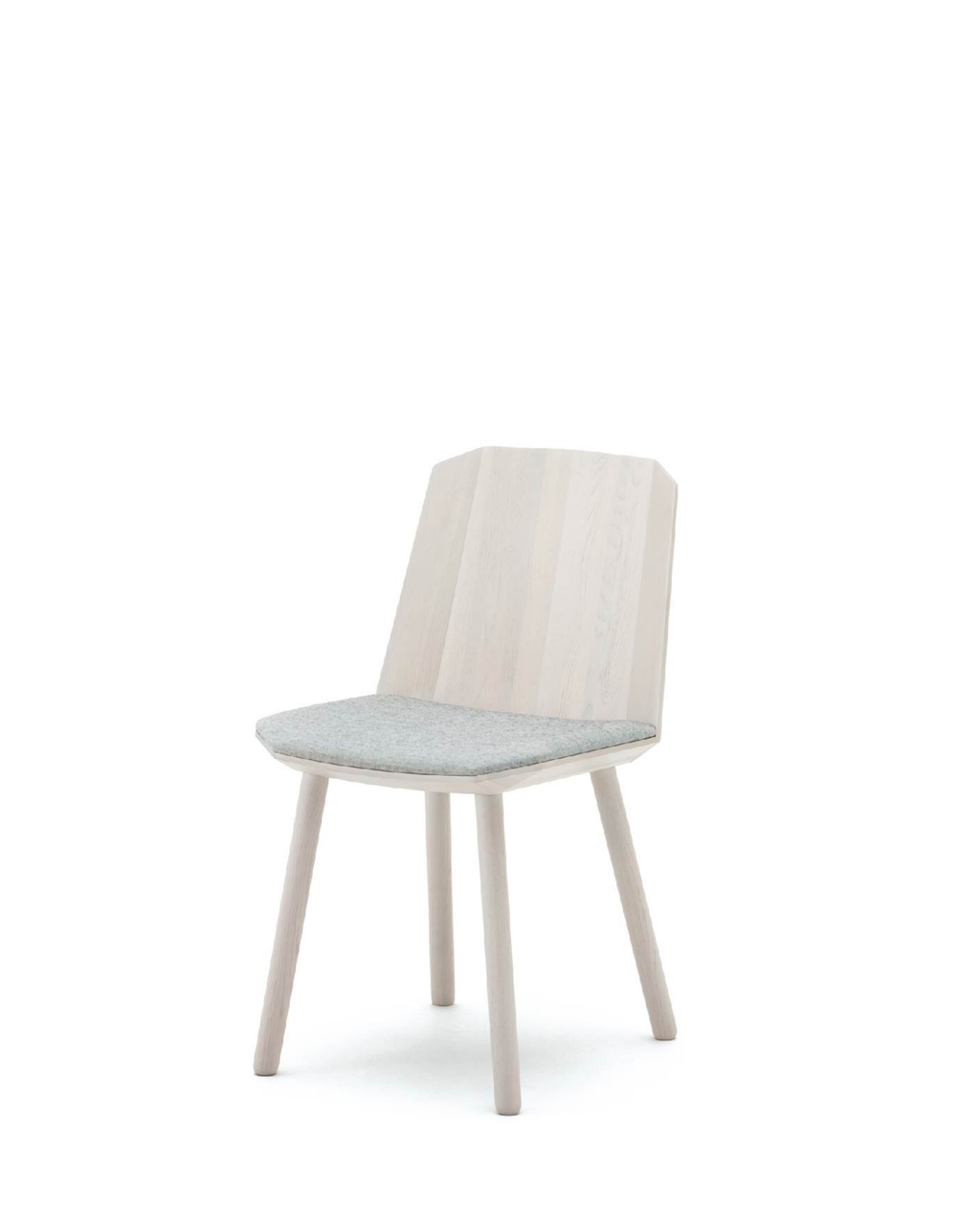 Karimoku New Standard Colour Wood Sidechair เก้าอี้ไม้โอ๊คดีไซน์กราฟิก ออกแบบโดย Scholten & Baijings