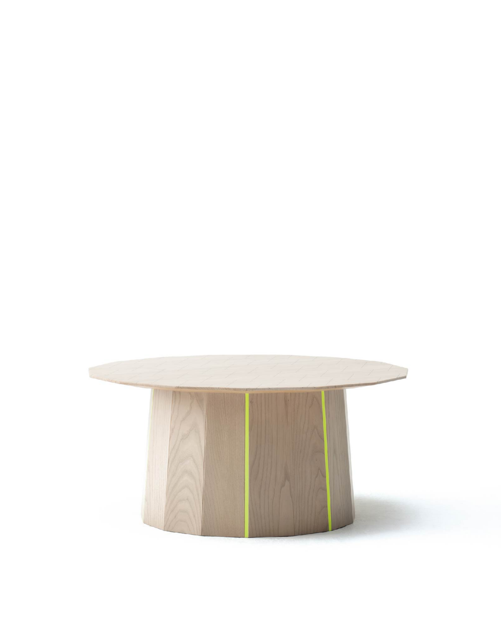 Karimoku New Standard Colour Wood Plain Grid โต๊ะไม้เกาลัดลายกริดสีอ่อน ออกแบบโดย Scholten & Baijings