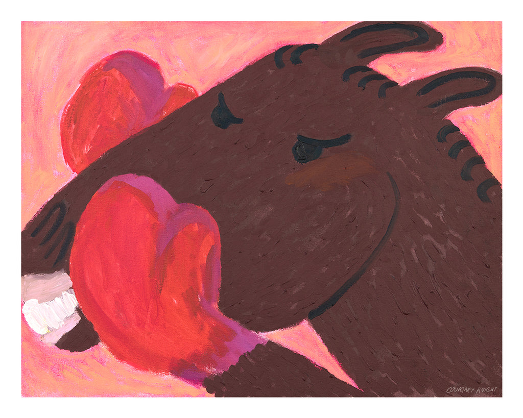 โปสเตอร์ Horses Box Too by Courtney Knight จาก The Poster Club ลิขสิทธิ์แท้นำเข้าโดย Old Pine Trees