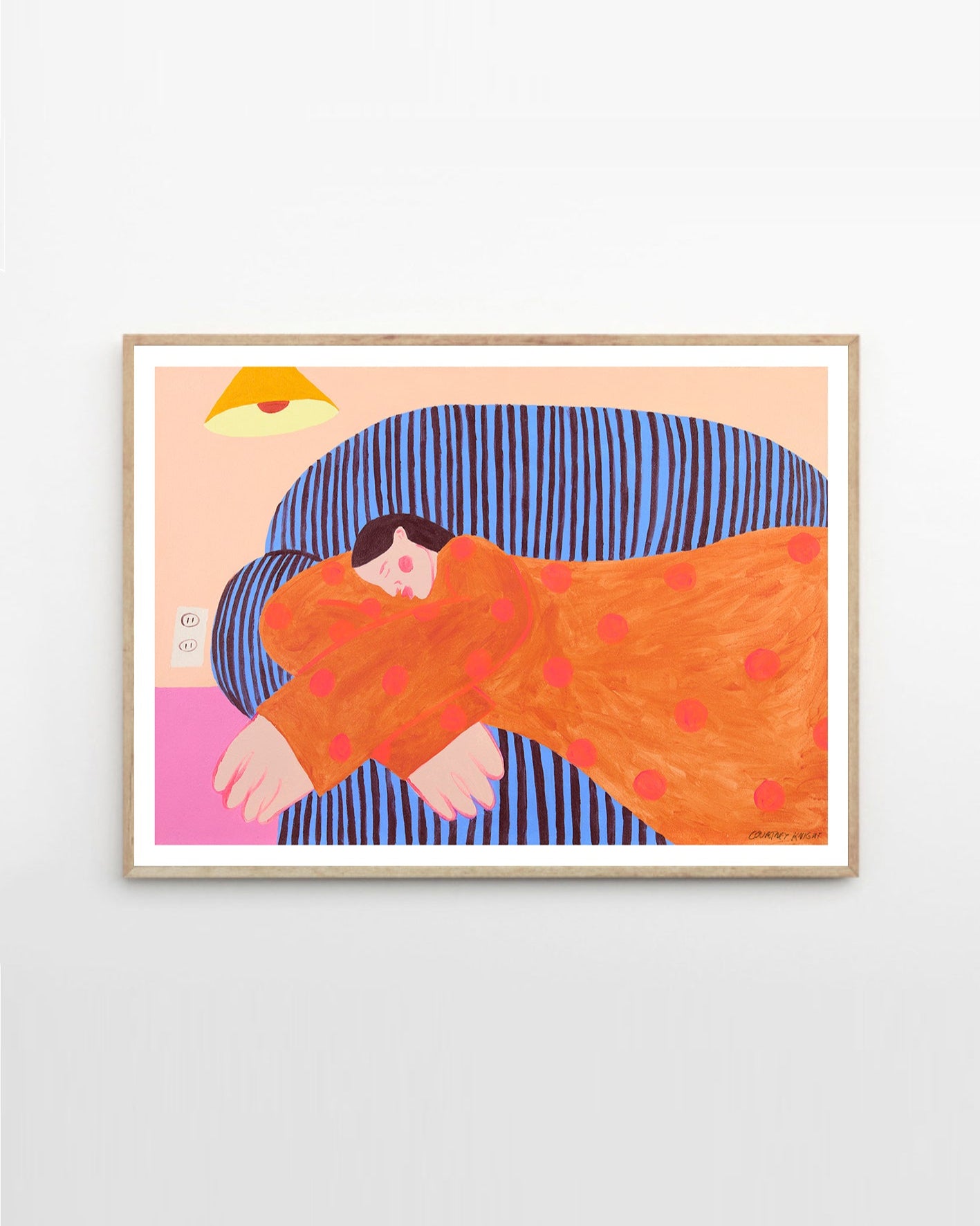 โปสเตอร์ Sleeper by Courtney Knight จาก The Poster Club ลิขสิทธิ์แท้นำเข้าโดย Old Pine Trees