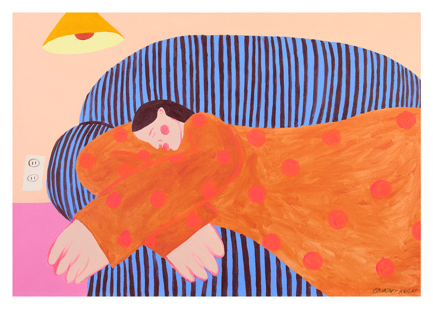 โปสเตอร์ Sleeper by Courtney Knight จาก The Poster Club ลิขสิทธิ์แท้นำเข้าโดย Old Pine Trees