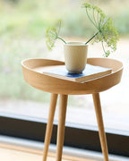 FDB Møbler D106 Bakketop โต๊ะถาดไม้โอ๊กดีไซน์มินิมอล มีสองสี Oak Nature และ Oak Black ออกแบบโดย Philip Bro