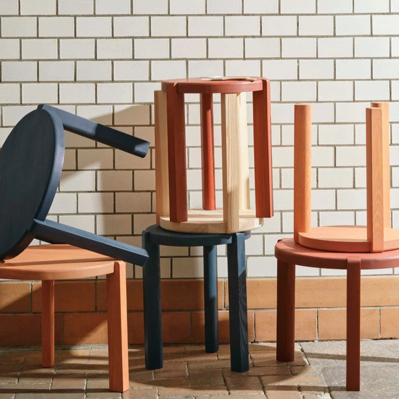 FDB Møbler D108 Njalsgade Side Table โต๊ะข้างไม้ pine สออกแบบโดย Katrine Sander
