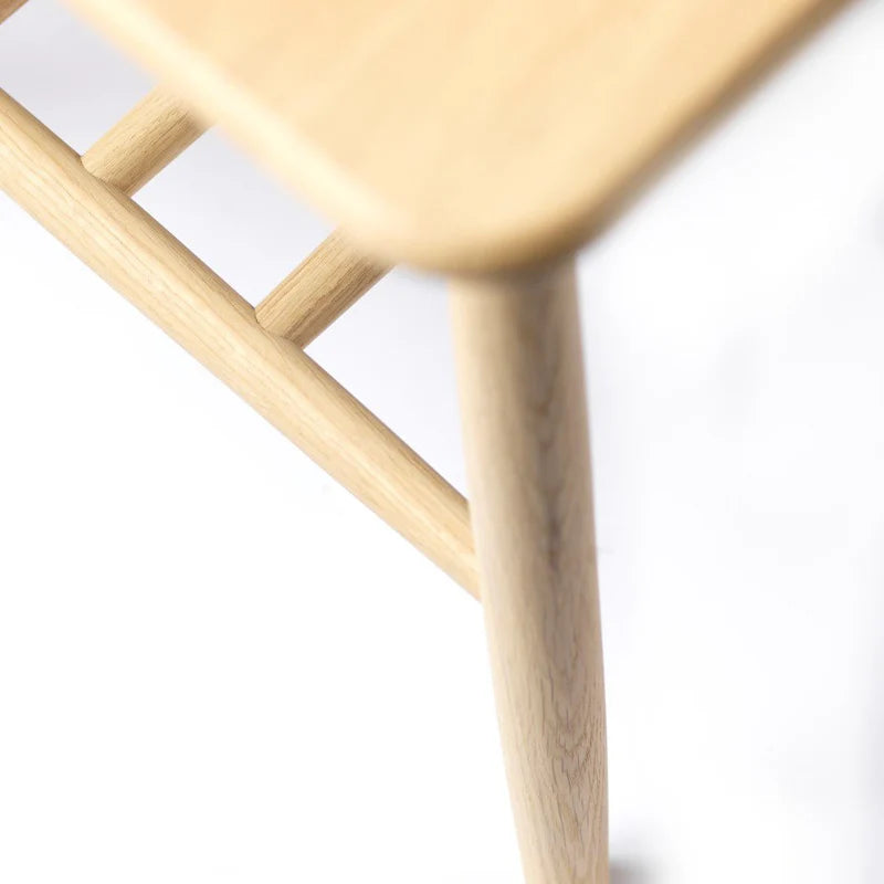 FDB Møbler D20 Corner Table โต๊ะมุมไม้ oak พร้อมชั้นวางด้านล่าง ออกแบบโดย Poul M. Volther