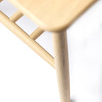 FDB Møbler D20 Corner Table โต๊ะมุมไม้ oak พร้อมชั้นวางด้านล่าง ออกแบบโดย Poul M. Volther