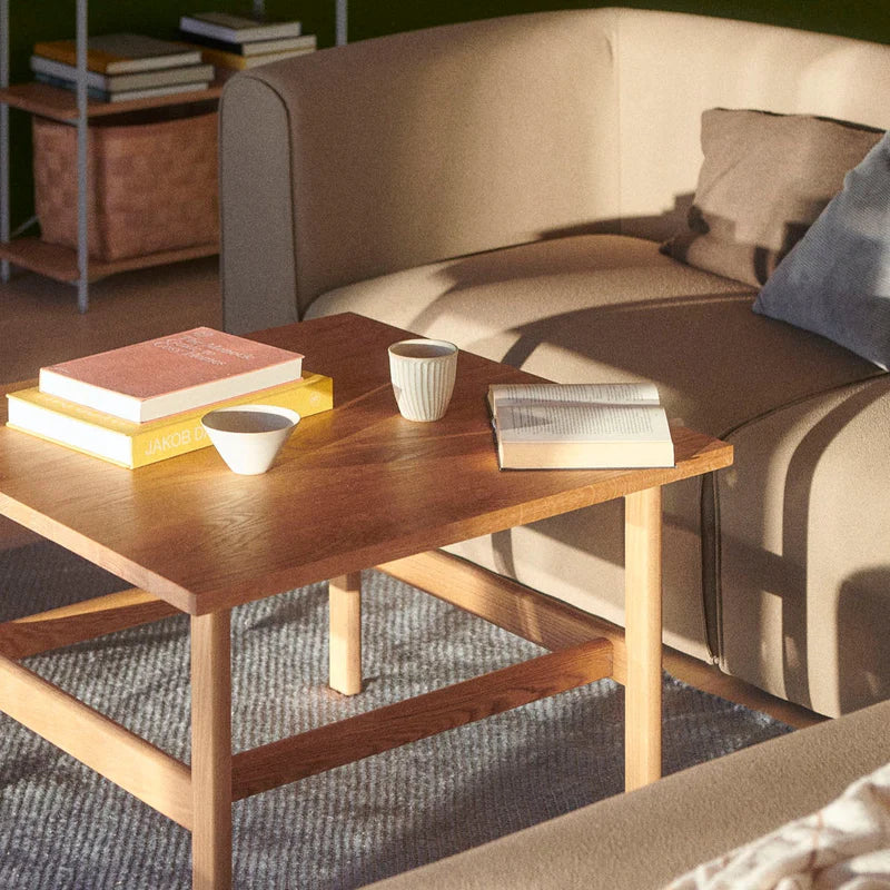 FDB Møbler D33 Coffee Table โต๊ะกลางไม้ oak มีทั้งขนาด 80x80 และ 60x120 ซม. ออกแบบโดย Jørgen Bækmark
