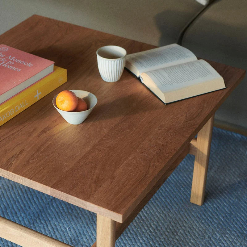 FDB Møbler D33 Coffee Table โต๊ะกลางไม้ oak มีทั้งขนาด 80x80 และ 60x120 ซม. ออกแบบโดย Jørgen Bækmark