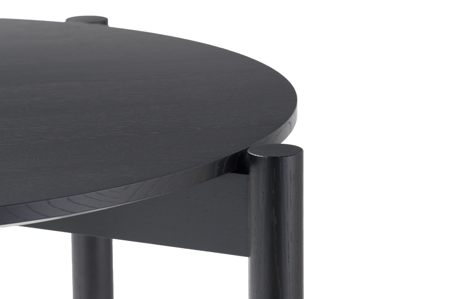 Karimoku New Standard Castor Table Round 85 โต๊ะไม้โอ๊คญี่ปุ่นทรงกลม ดีไซน์มินิมอลโดย BIG-GAME