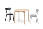 Karimoku New Standard Castor Table Round 85 โต๊ะไม้โอ๊คญี่ปุ่นทรงกลม ดีไซน์มินิมอลโดย BIG-GAME