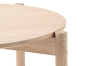Karimoku New Standard Castor Table Round 85 โต๊ะไม้โอ๊คญี่ปุ่นทรงกลม ดีไซน์มินิมอลโดย BIG-GAME