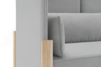Karimoku New Standard Fence Sofa 2-Seater โซฟาพนักพิงสูงโครงไม้โอ๊คเบาะบุผ้า ออกแบบโดย Geckeler Michels