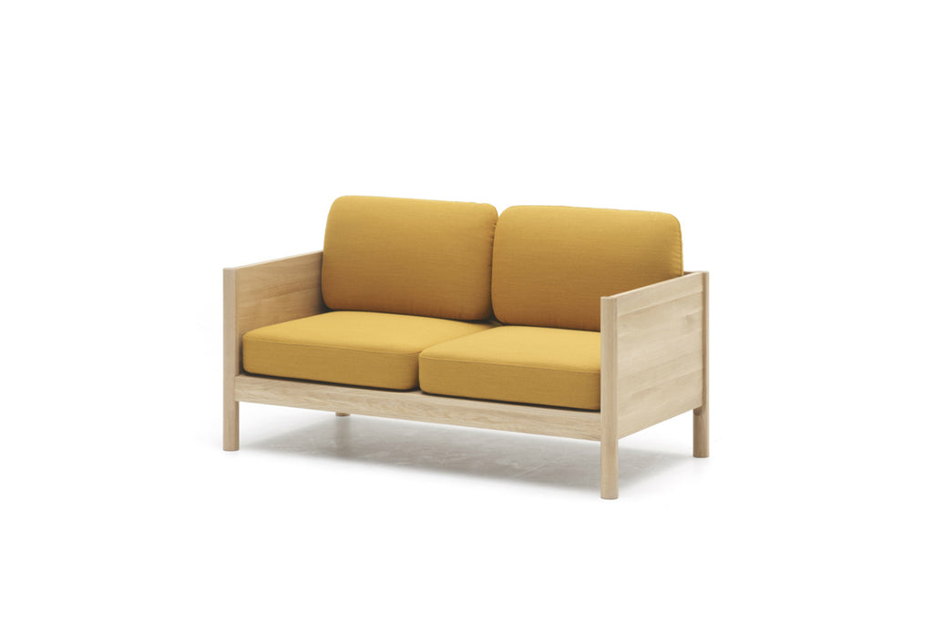 Karimoku New Standard Castor Lobby Sofa 2-Seater โซฟาไม้โอ๊คญี่ปุ่นดีไซน์มินิมอลโดย BIG-GAME