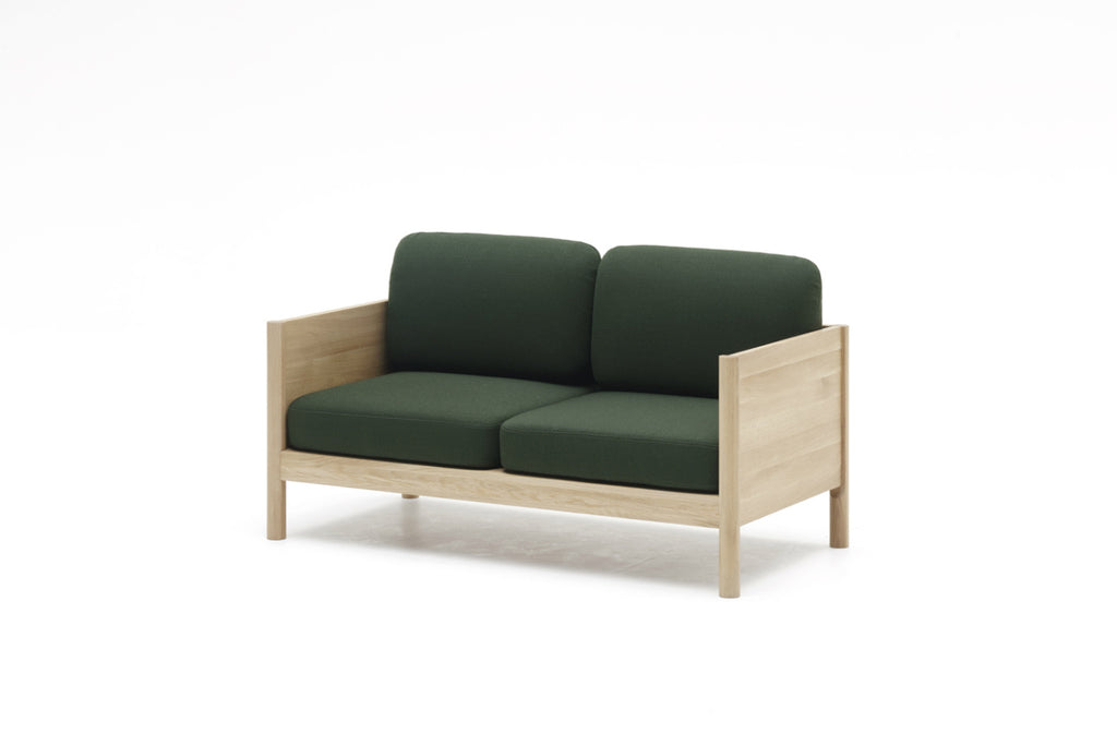 Karimoku New Standard Castor Lobby Sofa 2-Seater โซฟาไม้โอ๊คญี่ปุ่นดีไซน์มินิมอลโดย BIG-GAME