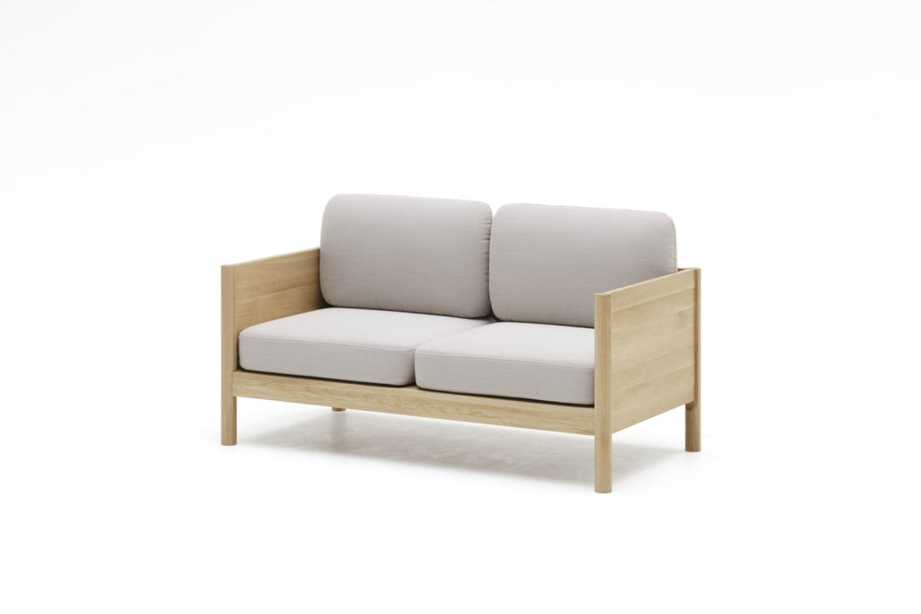Karimoku New Standard Castor Lobby Sofa 2-Seater โซฟาไม้โอ๊คญี่ปุ่นดีไซน์มินิมอลโดย BIG-GAME