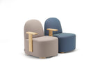 Karimoku New Standard Polar Lounge Chair S with Arms เก้าอี้เลานจ์เบาะบุผ้าพร้อมที่วางแขนไม้โอ๊ค ออกแบบโดย Moritz Schlatter