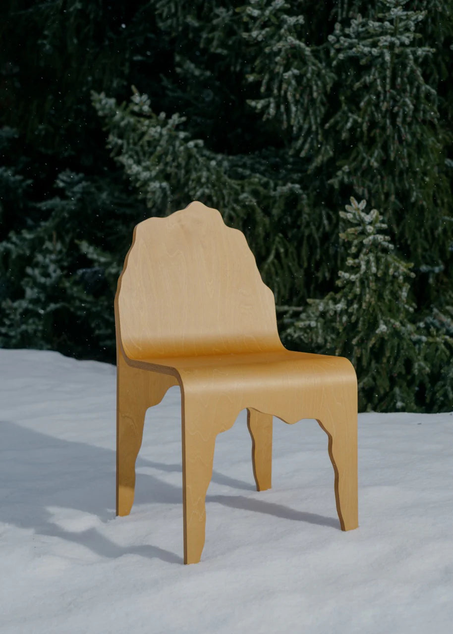 Made by Choice LIEKSA Chair เก้าอี้ birch plywood ดัดโค้งจากแผ่นไม้ชิ้นเดียว ออกแบบโดย Snarkitecture