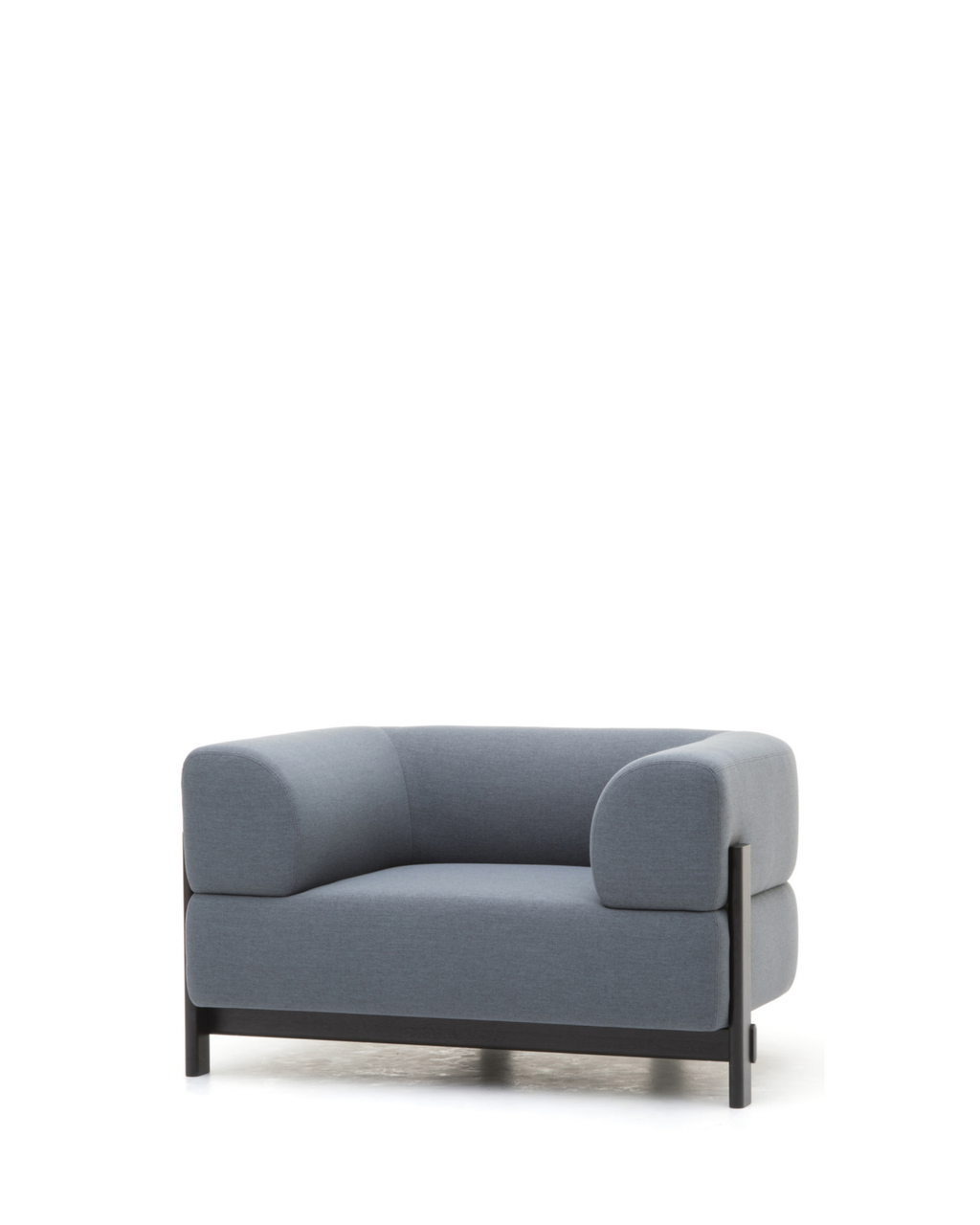 Karimoku New Standard Elephant Sofa 1-Seater โซฟาเดี่ยวเบาะบุผ้าฐานไม้เกาลัด ออกแบบโดย Christian Haas