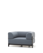 Karimoku New Standard Elephant Sofa 1-Seater โซฟาเดี่ยวเบาะบุผ้าฐานไม้เกาลัด ออกแบบโดย Christian Haas