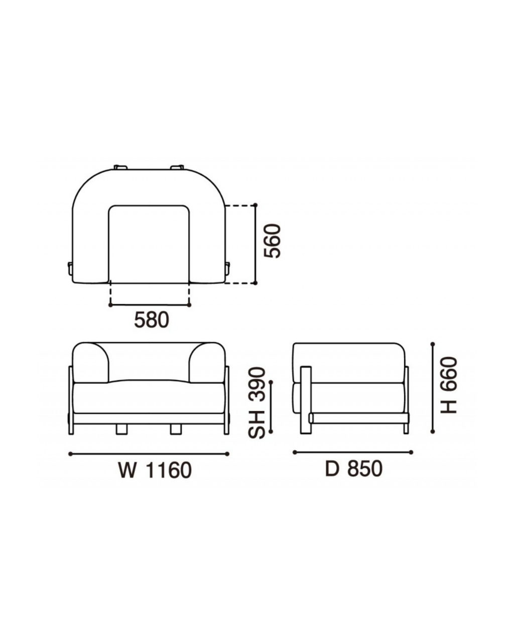 Karimoku New Standard Elephant Sofa 1-Seater โซฟาเดี่ยวเบาะบุผ้าฐานไม้เกาลัด ออกแบบโดย Christian Haas