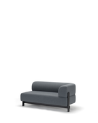 Karimoku New Standard Elephant Sofa 2-Seater Left Arm Corner โมดูลโซฟาเบาะบุผ้าฐานไม้เกาลัด ออกแบบโดย Christian Haas